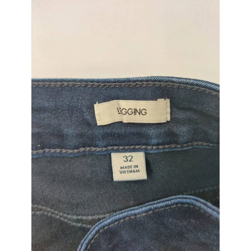 Calvin Klein Jeans Womens 32 Legging Skinny Dark Wash Indigo Stretch Denim Pants